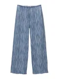Lněné kalhoty Pull&Bear image