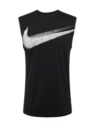 Sportshirt 'SWOOSH' schwarz / wei