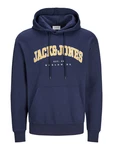 Jack & Jones Sweatshirt JJECaleb navy/zitrone/wei
