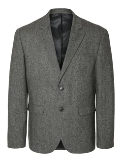 SELECTED HOMME Sakko grau/dunkelgrau