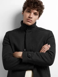 SELECTED HOMME Mantel SLHNew Reuben (1-tlg) schwarz