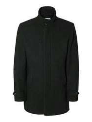 SELECTED HOMME Mantel SLHNew Reuben (1-tlg) schwarz