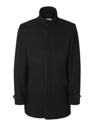Mantel 'SLHNew Reuben' schwarz