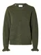 SELECTED FEMME Pulover 'SLFLULU'  temno zelena