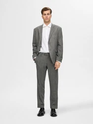 SELECTED HOMME Hose SLHReed (1-tlg) grau/hellgrau