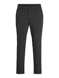 JACK & JONES Hose 'Marco Connor' grau/dunkelgrau/schwarz