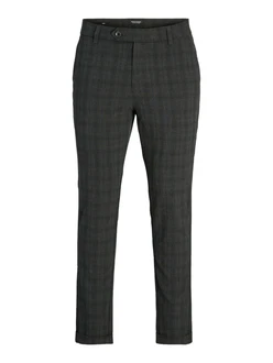 JACK & JONES Hose 'Marco Connor' grau/dunkelgrau/schwarz