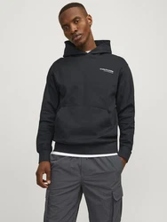 JACK & JONES Sweatshirt 'JCOAERO' schwarz/wei
