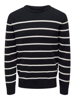 Only & Sons Pullover 'Phill' Dunkelblau/Hellblau/Blau Only & Sons Pullover 'Phill' Dunkelblau/Hellblau/Blau