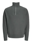 JACK & JONES Pullover JORFREDERIKSBERG (1-tlg) Dunkelgrau/Grau/Hellgrau/Dunkelgrau/Grau/Hellgrau/Dunkelgrau/Grau/Hellgrau/Dunkelgrau/Grau/Hellgrau
