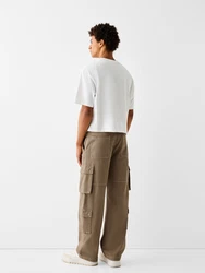 Bershka Hose camel