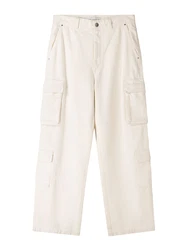 Bershka Hose offwhite