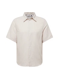 Hemd 'Oscar' beige / wei