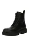 ARMANI EXCHANGE Šněrovací kozačky  černá