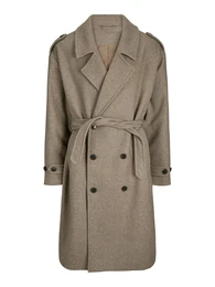 bergangsmantel 'JORNOHO' dunkelbeige / braun