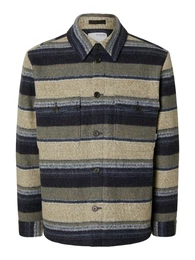 Jacke 'SLHArchive' nachtblau / opal / cappuccino / wei