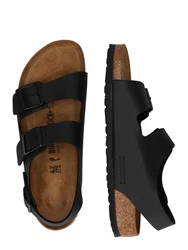 BIRKENSTOCK Sandale 'Milano' schwarz
