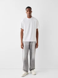 Bershka Jeans hellgrau