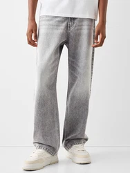 Bershka Jeans hellgrau