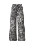 Béžové Culottes Zimní Džíny image