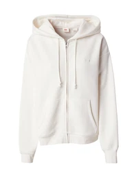 LEVI'S Mikina 'Everyday Zip Hoodie' bílá