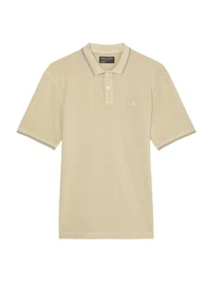 Poloshirt beige / hellgrau