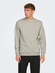 Only & Sons Sweatshirt 'CONNOR' grau/hellgrau