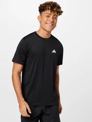 ADIDAS PERFORMANCE Sportshirt 'Essentials' schwarz/weiß