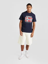 Napapijri T-Shirt Dorees beige/marine/hellblau/rot
