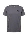 UNDER ARMOUR Funktionsshirt Sportstyle grau/schwarz