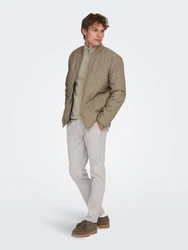 Only & Sons Jacke ONSART dunkelbeige