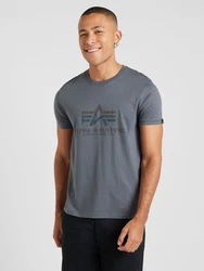 Alpha Industries T-Shirt Basic T Rainbow Reflective dunkelgrau/grn/lila/orange