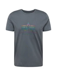 T-Shirt dunkelgrau / grn / lila / orange