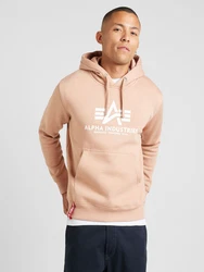 ALPHA INDUSTRIES Sweatshirt apricot/weiß