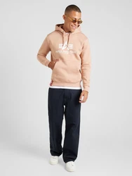 ALPHA INDUSTRIES Sweatshirt apricot/weiß