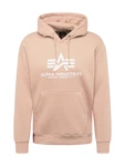 ALPHA INDUSTRIES Sweatshirt apricot/weiß