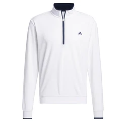 ADIDAS GOLF Sportsweatshirt LIGHTWEIGHT HALF-ZIP OBERTEIL Creme/Weiß/Lila