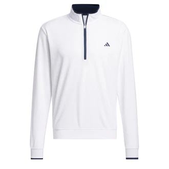 ADIDAS GOLF Sportsweatshirt LIGHTWEIGHT HALF-ZIP OBERTEIL Creme/Weiß/Lila
