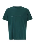 Jack & Jones Plus T-Shirt 'JJESTAR' smaragd/wei
