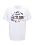 Jack & Jones Plus T-Shirt marine/dunkelrot/wei