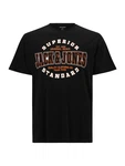 Jack & Jones Plus T-Shirt orange/schwarz/wei