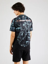 ADIDAS PERFORMANCE Trikot 'FC Bayern München 2024/2025' Away hellblau/dunkelgrau/koralle/schwarz