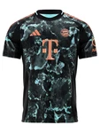 ADIDAS PERFORMANCE Trikot 'FC Bayern München 2024/2025' Away hellblau/dunkelgrau/koralle/schwarz