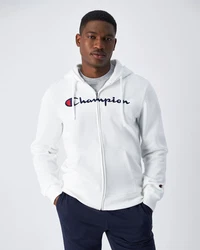 Champion Authentic Athletic Apparel Sweatjacke Hooded Full Zip Sweatshirt (Kapuzensweatjacke) wei