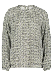 Bluza ecru/prljavo bijela / morsko plava / crno plava / svijetlozelena