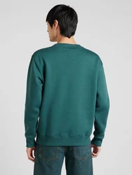 ALPHA INDUSTRIES Sweatshirt dunkelgrn/orange