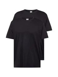 Champion T-Shirt 2Pack Crew-Neck Authentic Athletic Apparel (2-tlg.) schwarz