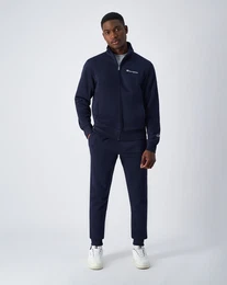 Sporthose navy / blutrot / wei