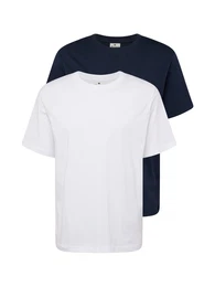 T-Shirt marine / wei
