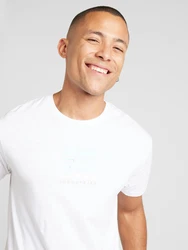 ALPHA INDUSTRIES T-Shirt hellblau/weiß